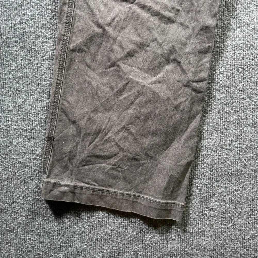 The North Face Khakis Pant Men's 36x31 Gray Canvas Straight Leg Utility Stretch